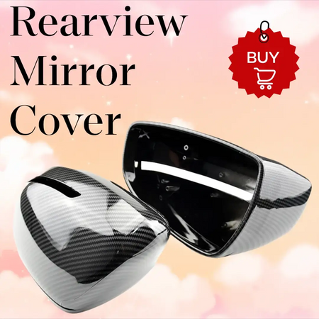 Side Wing Mirror Cover with Carbon Fiber for Audi TT TTS 8J MK2 R8 by InterCyprus Trading Ltd
