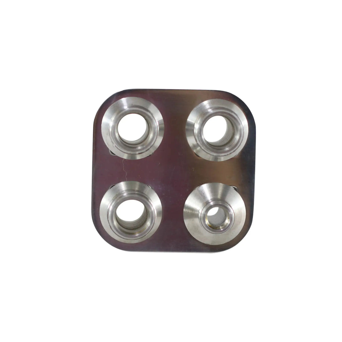 SherryBerg Aluminum 4 Port AC Air Conditioning Heater Hose Firewall Bulkhead Fitting Square by InterCyprus Trading Ltd