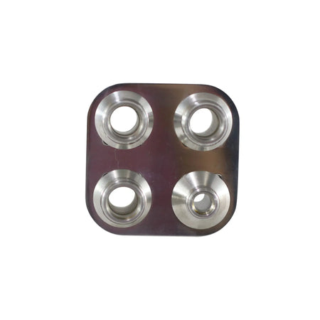 SherryBerg Aluminum 4 Port AC Air Conditioning Heater Hose Firewall Bulkhead Fitting Square by InterCyprus Trading Ltd