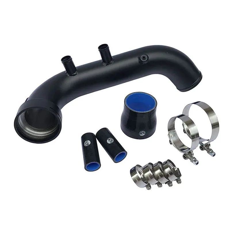 Aluminium Charge Pipe Cooling Kit for BMW N54 Twin Turbo Engine Upgrade for Enhanced Performance