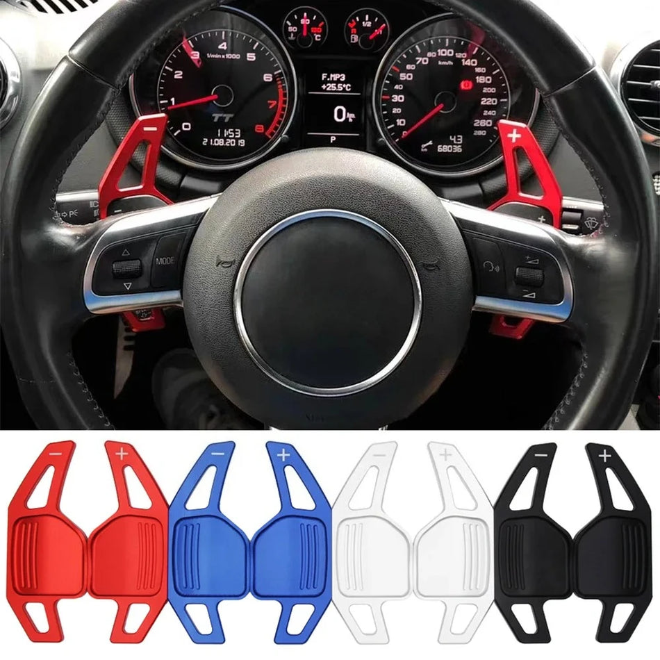 Lipdukų rinkinys Audi TT MK2 DSG pavarų svirties prailginimams vairui lengvas klijavimas