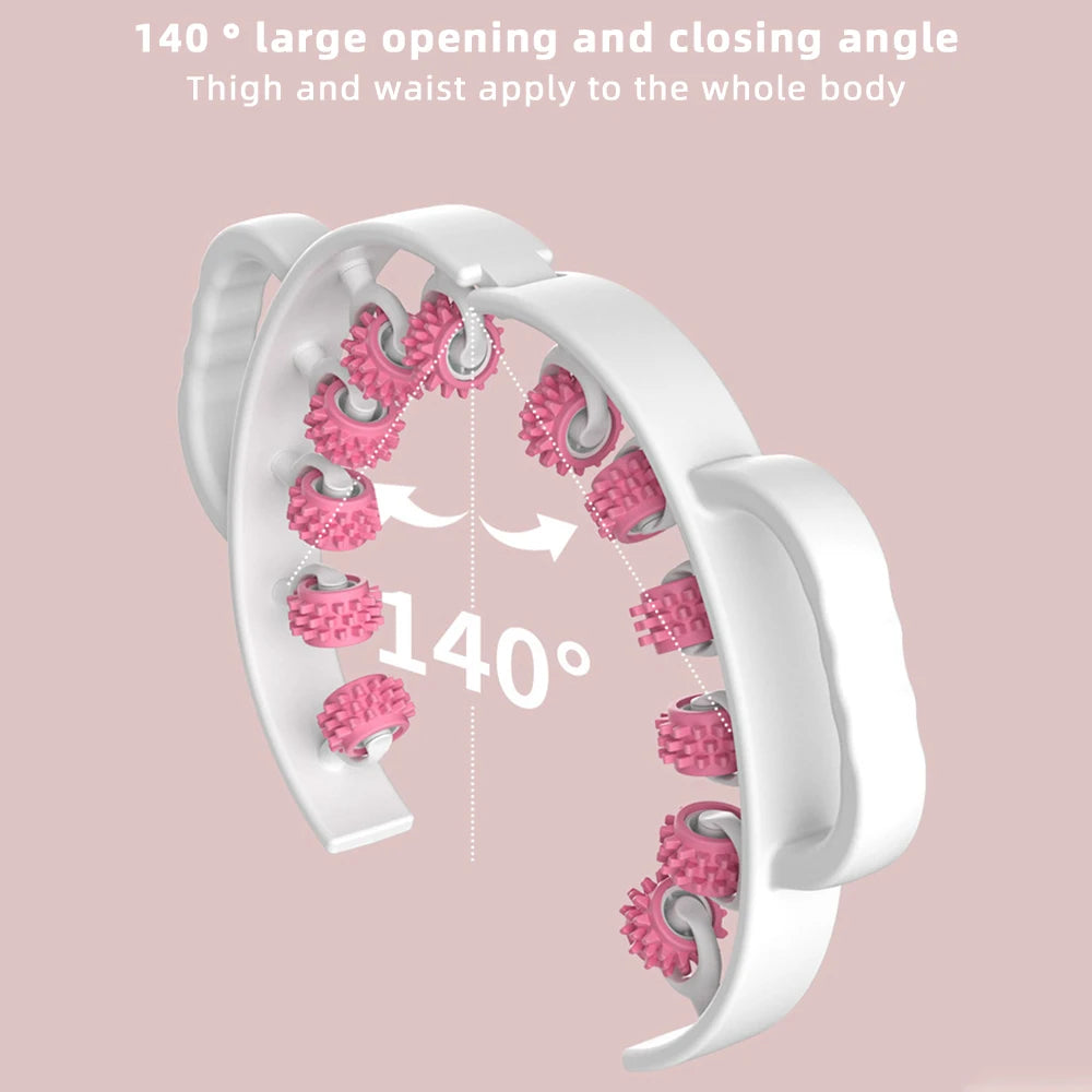 Portable 3D Round Massager Roller for Body Relaxation and Cellulite Treatment