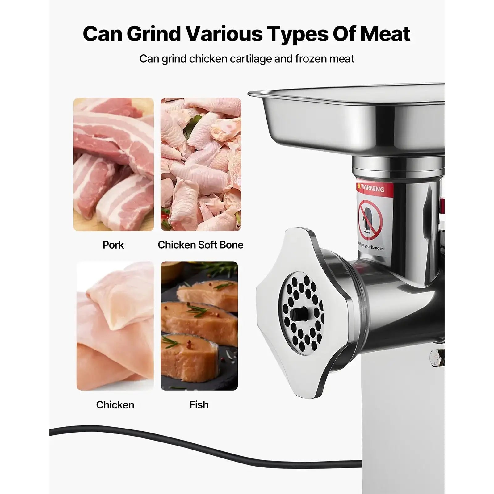 Electric Meat Grinder 5.5 Lbs Per Min 850W