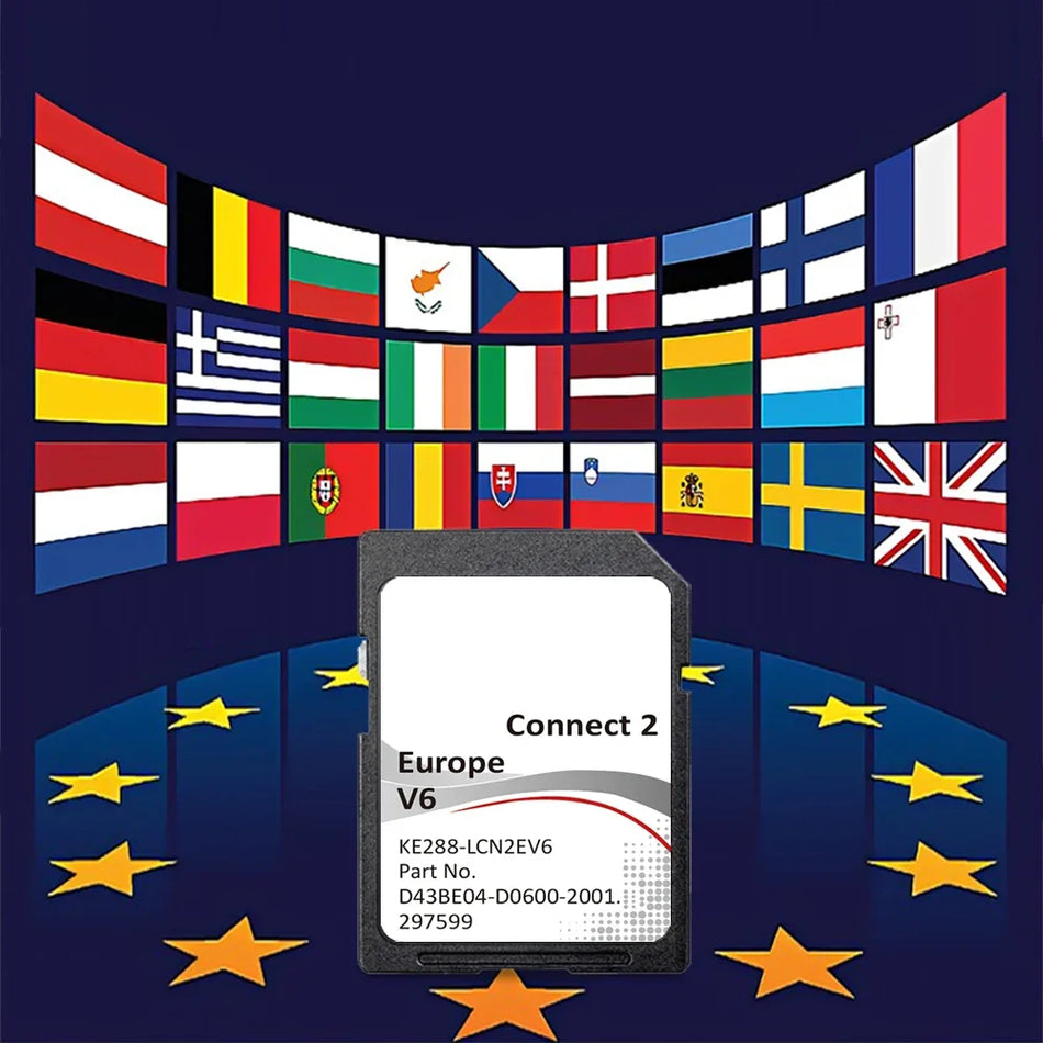 16GB Navigation Maps Card Connect2 V6 &ndash; Changeable SD CHINA