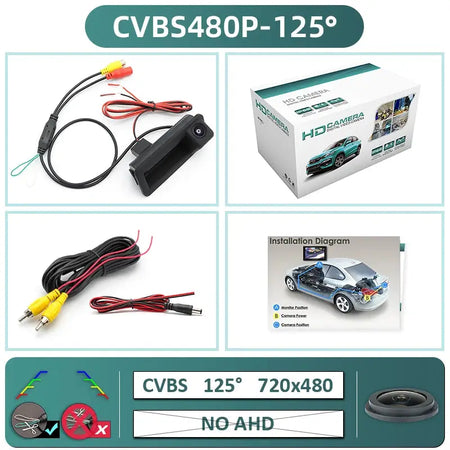 1080P Rear View Camera With Dynamic Lines For Ford MK2 MK4 MK7 C-Max by InterCyprus Trading Ltd