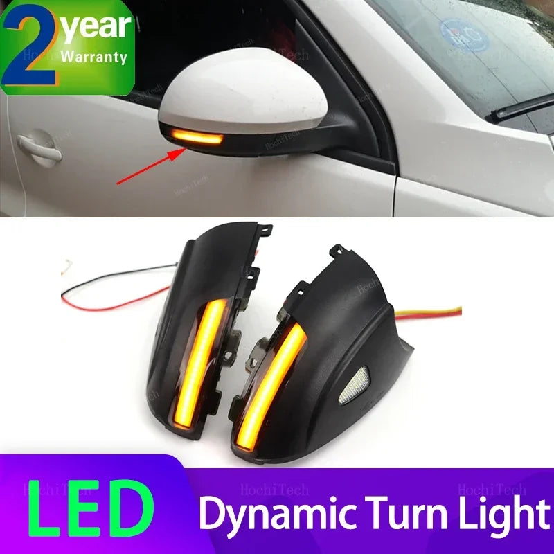 Luces de Espejo de Señal de Giro Dinámicas LED para VW Tiguan 5N Sharan 7N