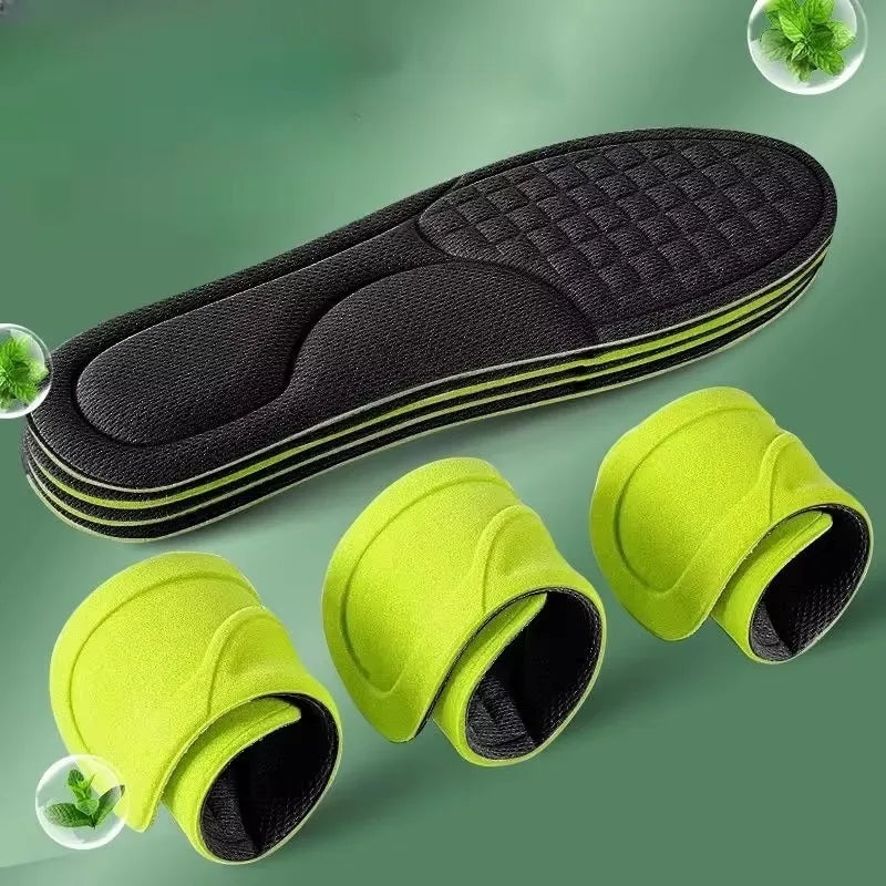 Soft Memory Foam Orthopedic Insoles - Deodorising &amp; Antibacterial, Sweat-Absorbing Shoe Accessories
