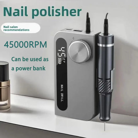 Portable Electric Nail Drill Pro &ndash; Long Battery Life and High Speed 45000RPM