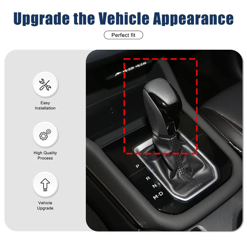 Настоящее углеродное волокно Чехол для рычага переключения передач для Subaru Forester 2025