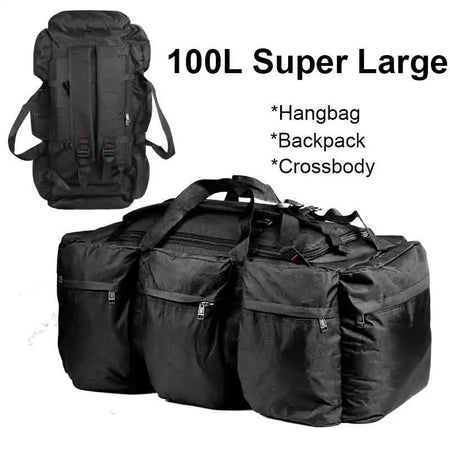100L Camping Bag Travel Backpack &ndash; High Capacity Luggage
