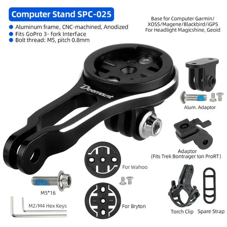Deemount Bike Computer Stand &ndash; Robust Aluminum Alloy Construction For Wahoo S01B B008 / CHINA