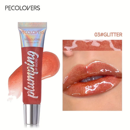 Glitter Lip Gloss - Moisturizing Fruit Lip Oil for Full, Luscious Lips 03