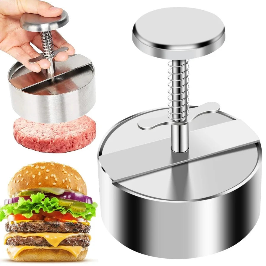 Hamburger Patty Maker Press &ndash; Eco-Friendly Stainless Steel Design