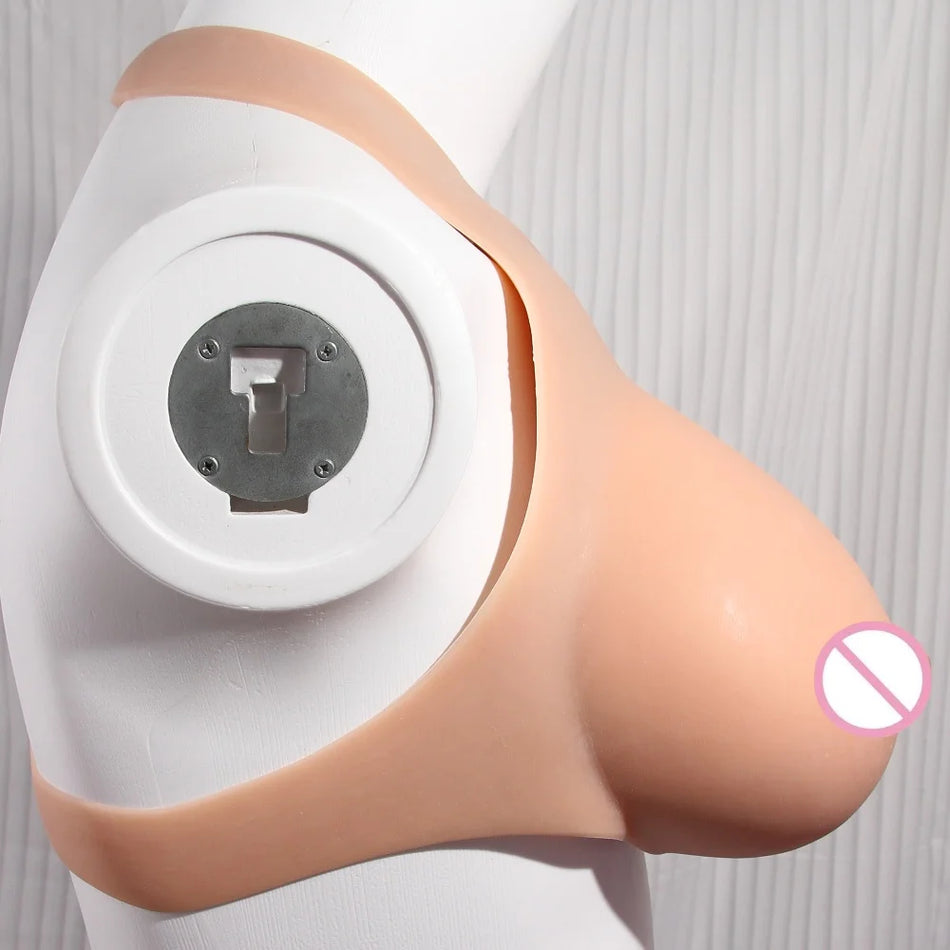 Mekani silikonski obliki grudi realistični transrodni cosplay