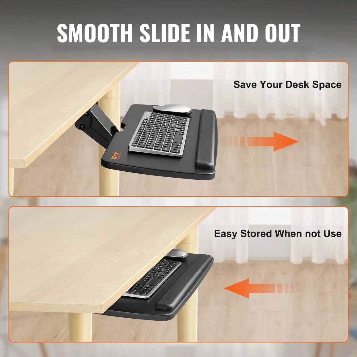 Keyboard Tray Underdesk Adjustable Height And Angle