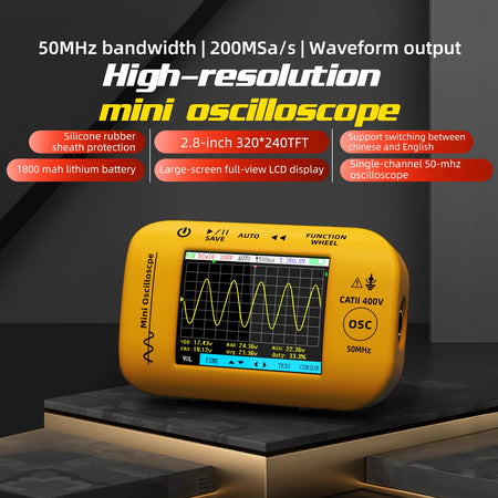 BSIDE OT4 Mini Oscilloscope 50MHz &ndash; Portable Pocket Scope OT4 standard / CHINA