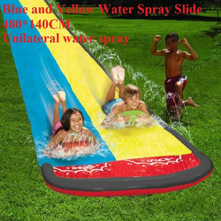 Outdoor Garden Racing Double Water Slide Mat &ndash; Endless Summer Fun 500420