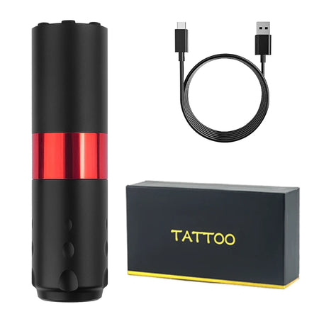 T-Rex Wireless Tattoo Machine CORE &ndash; Long Battery Life Red