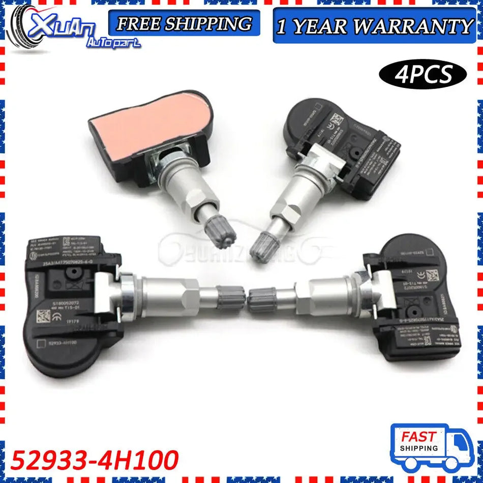 TPMS jutiklis Hyundai H1 Starex H100, 433MHz, 52933-4H100 nauja atsarginė dalis