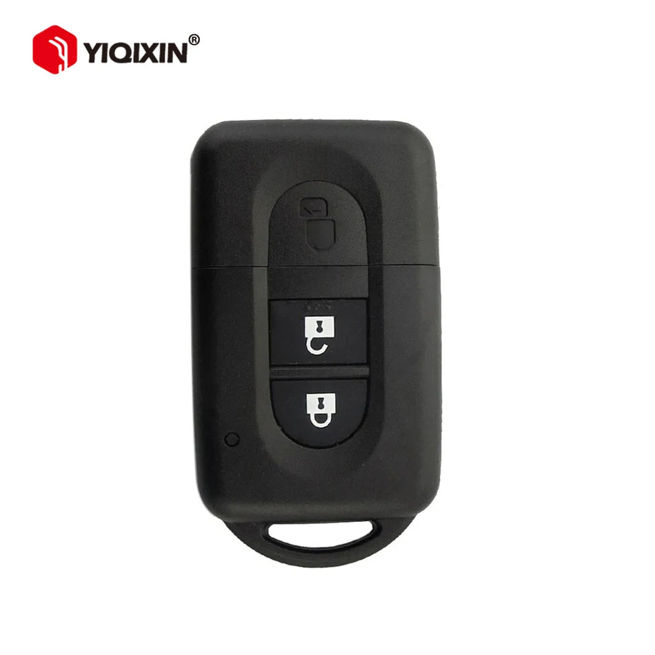 Nissan Key Shell Case for Micra, Navara with 2 Buttons and Uncut Blade