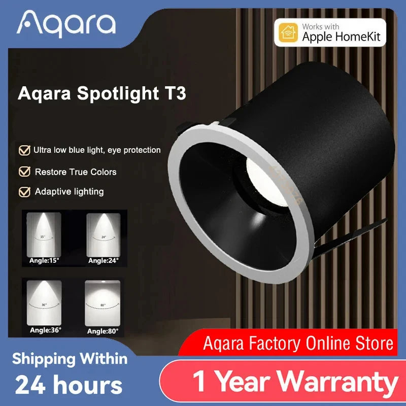 Inteligentny Ściemniacz Spotlight Downlight Z Zigbee 3.0 I 6W Okrągłą LED