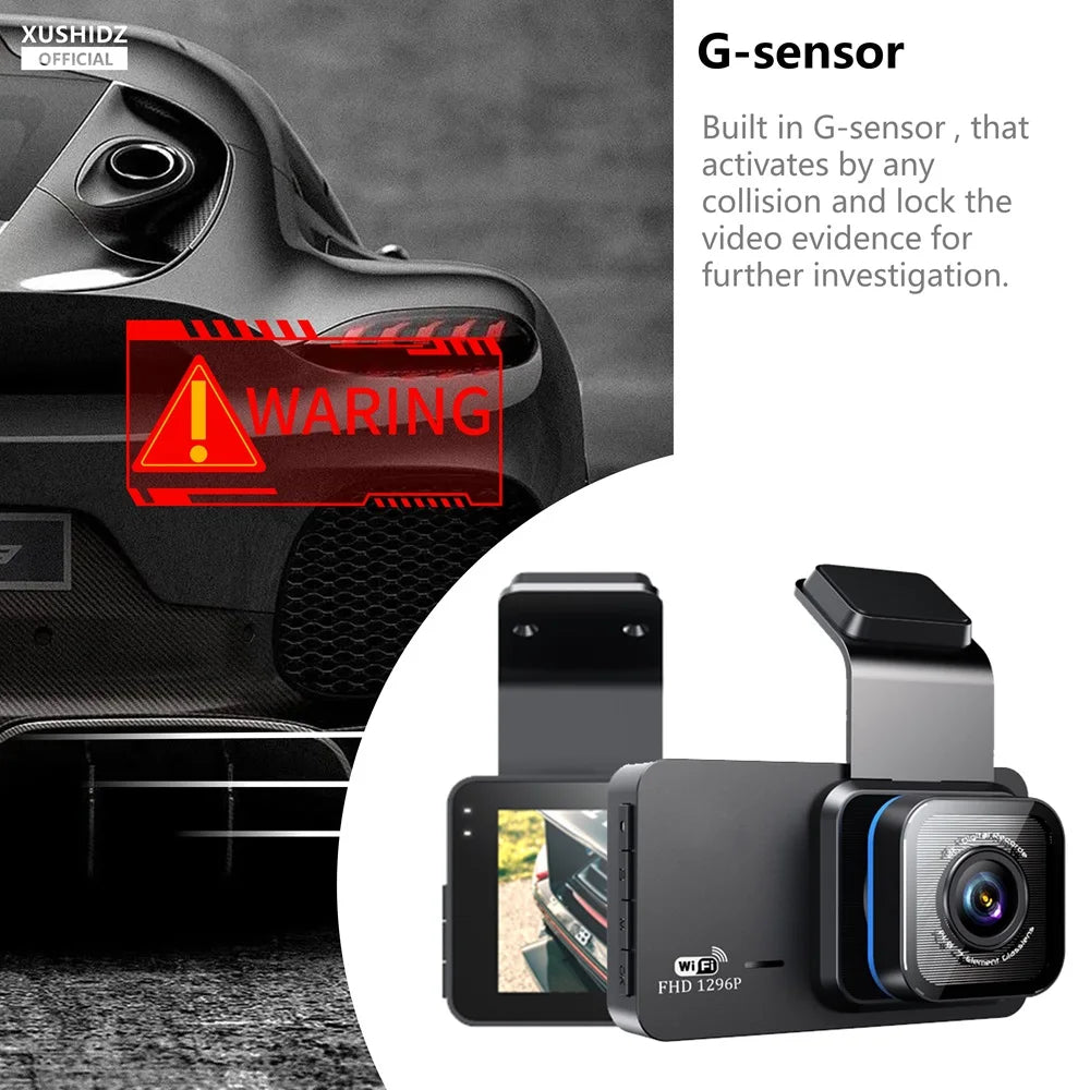 XUSHIDZ X02 2K WIFI Dash Cam