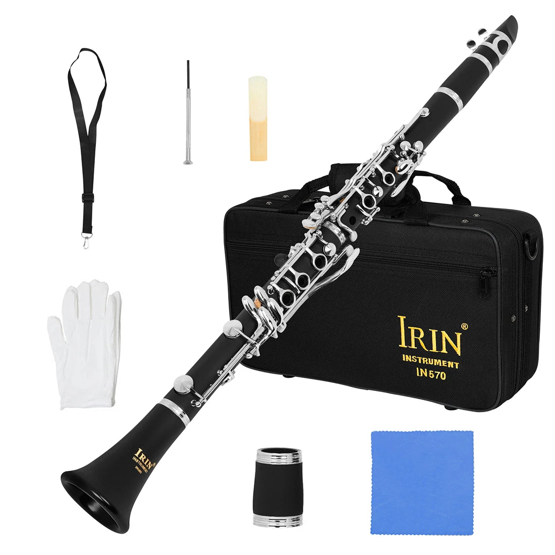 IRIN Bb Clarinet IN570 Bakelite &ndash; Professional Woodwind