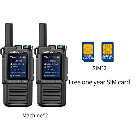Unikoo PN506 POC Walkie Talkie &ndash; 5000km Long Range Communication 2PCS / US Plug