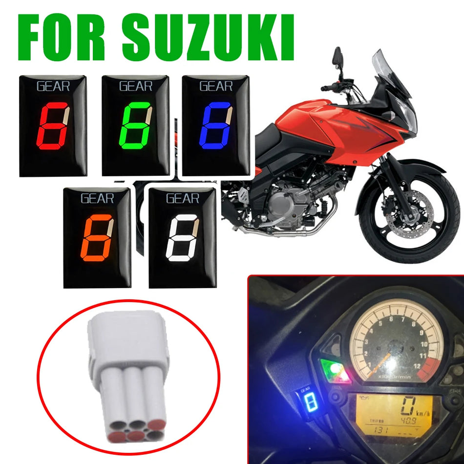 Suzuki VStrom 1000 Versnellingsindicator, Digitaal Display, Gemaakt van Plastic, Motorfiets Accessoires