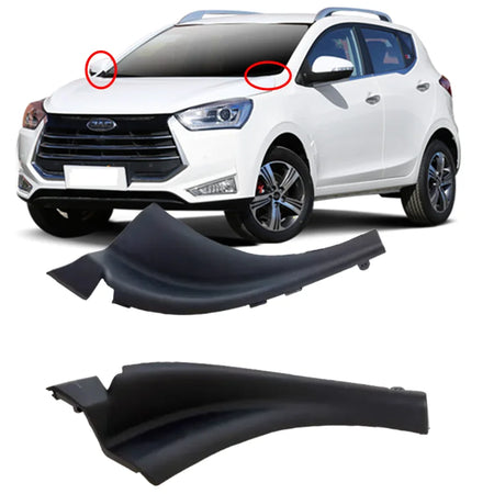 Side Window Visors Rain Guards for JAC JS2 T40 S2 Front Set by InterCyprus Trading Ltd