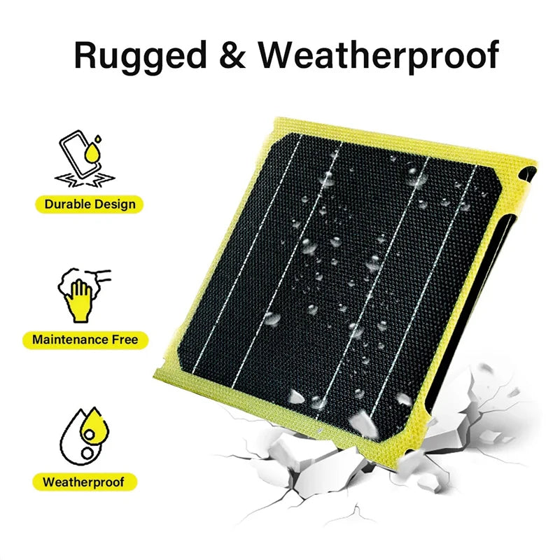 Outdoor Portable Solar Panel 5V 9V 12V - PD USB Charging
