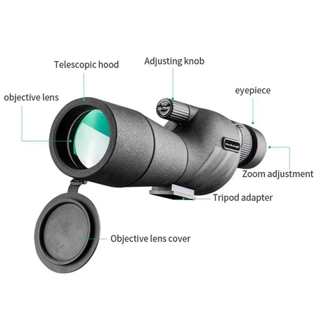 25-75x60 Spotting Scope &ndash; Waterproof Zoom for Birdwatching
