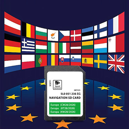 32GB SD Card For Skoda Amundsen MIB2 2026 &ndash; Maps Update CHINA