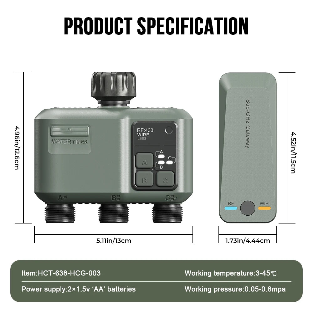 Smart Garden Sprinkler Timer
