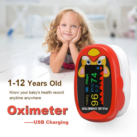 USB Pediatric Finger Pulse Oximeter &ndash; OLED Display