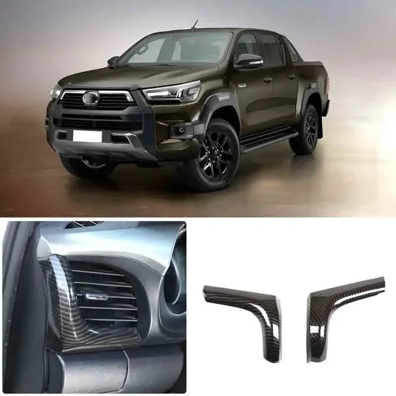 Πλευρικό διακοσμητικό ταμπλό από ανθρακονήματα για Toyota Hilux 2015-2021