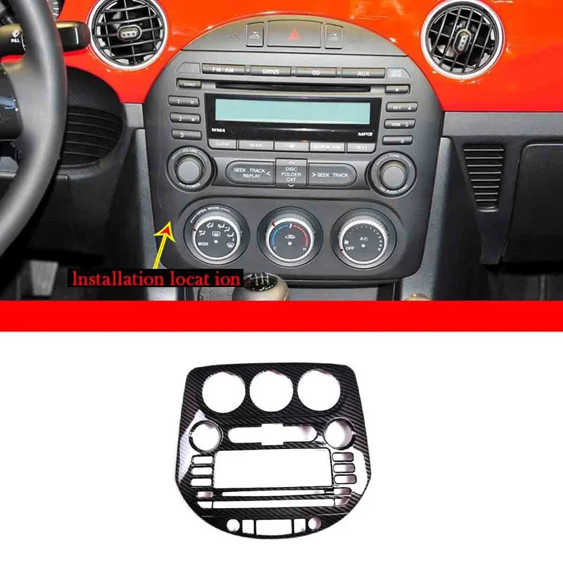 Pannello Consolle in Fibra di Carbonio per Mazda MX5 NC 2009 2014