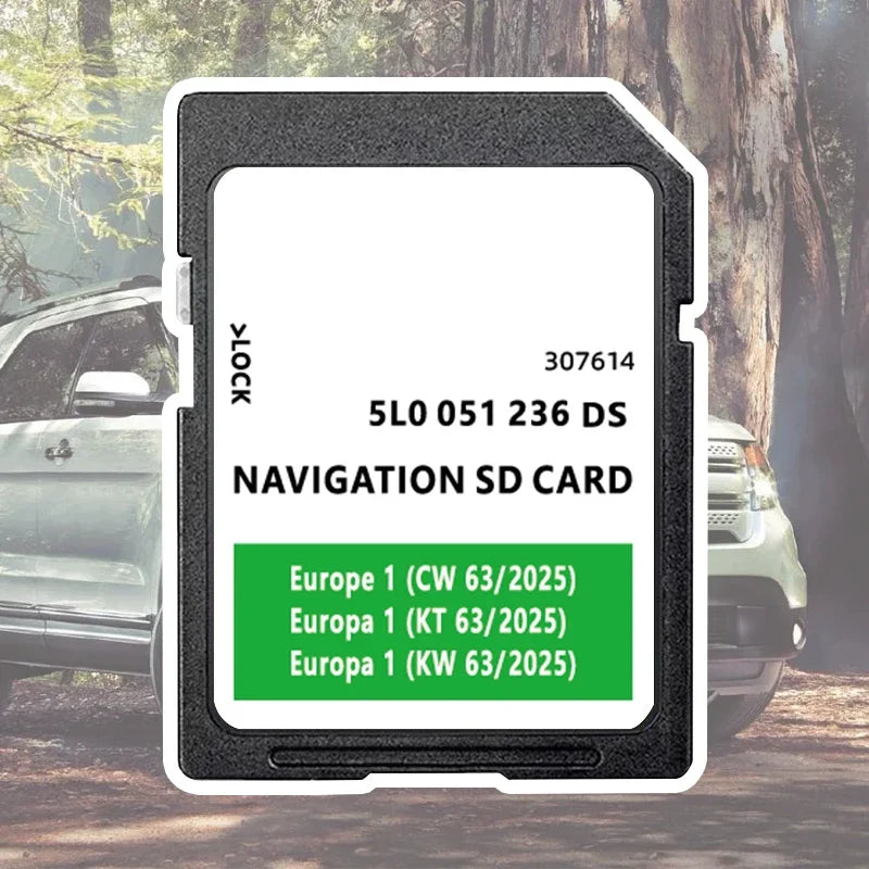 Skoda Amundsen 2 SD Card 32GB Europe UK &ndash; Europe Maps 2025 for Skoda 2025