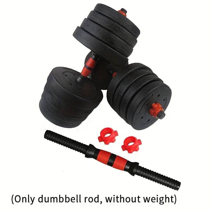 Rubber Coated Dumbbell Rod Connector for Home Strength Training
