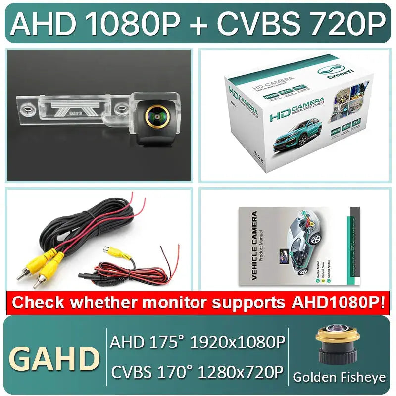 MCCD AHD 1080P Vehicle Rear View Reverse Camera For Volkswagen VW Touran T5 T30 Transporter/Caravelle Multivan Sagitar Car by InterCyprus Trading Ltd