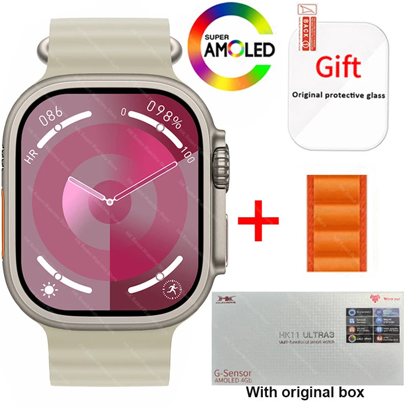 HK11 Ultra 3 Smartwatch &ndash; 4G Calling And AI Chat Robot Natural Alpine 2 / For APP LE49mm