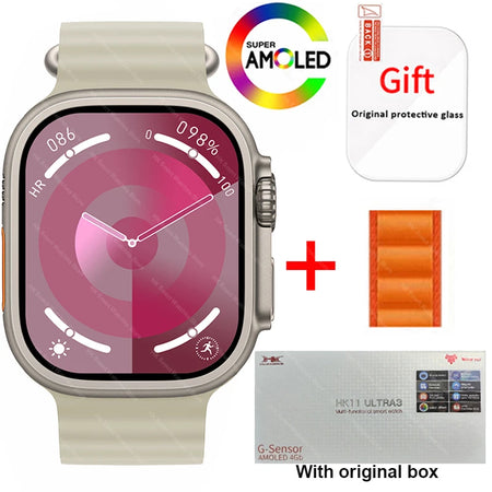 HK11 Ultra 3 Smartwatch &ndash; 4G Calling And AI Chat Robot Natural Alpine 2 / For APP LE49mm