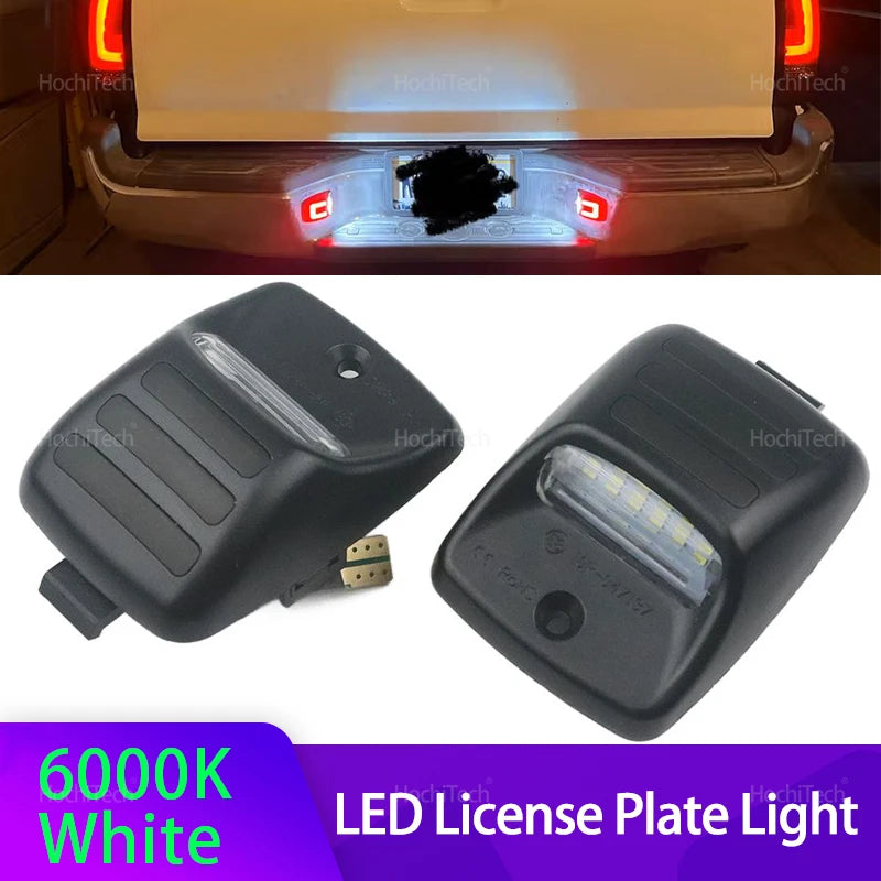 Balta LED Numerio Licencijos Šviesa Toyota Tacoma Tundra 2005-2015 2Vnt