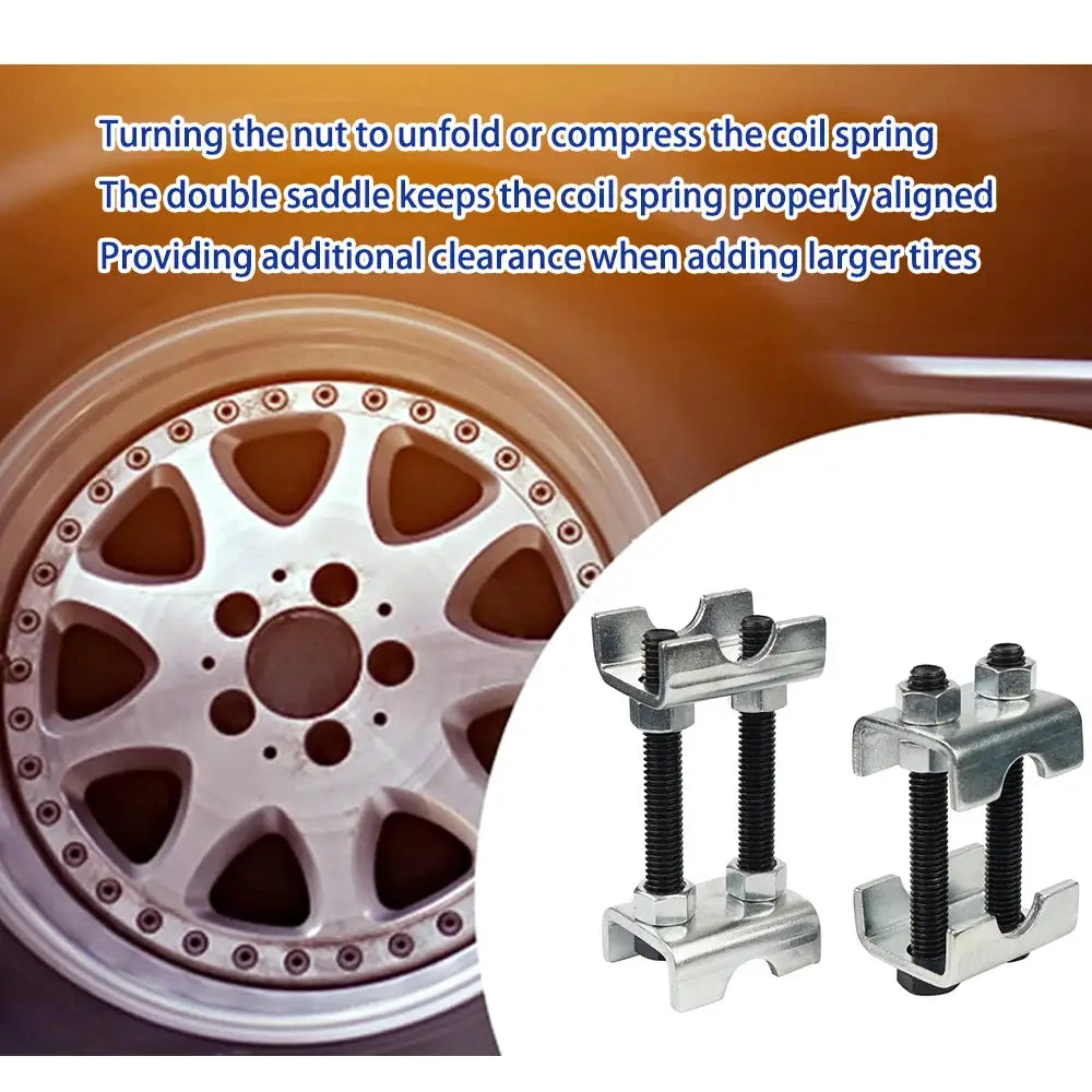 2pcs/4pcs Mini Coil Spring Compressor Strut Shock Absorber 2-Way Adjustable Spring Spacer, Spreads or Compresses Coil Springs by InterCyprus Trading Ltd