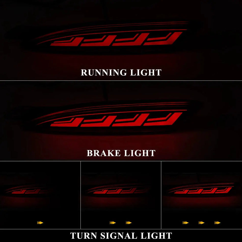 For Mazda CX5 CX-5 2022 2023 LED Rear Bumper Reflector Lights Auto Brake Warning Dynamic Turn Signal Lamps Car Accessories 12V by InterCyprus Trading Ltd