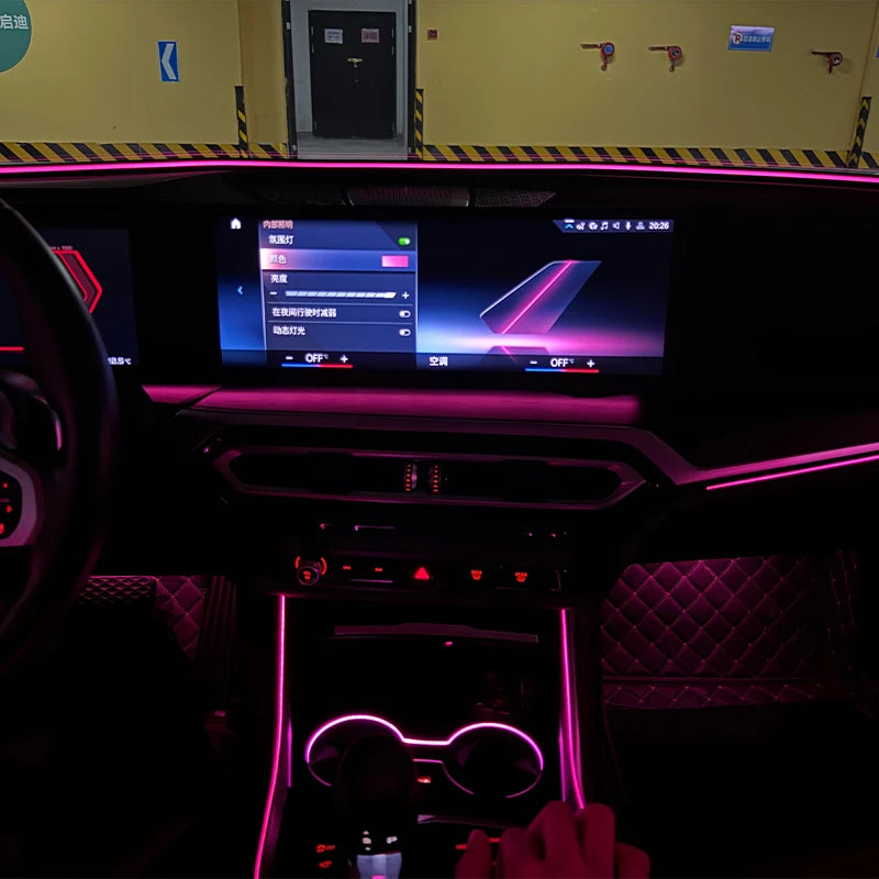 BMW G20/G30 Przednia Szyba Świetlna Taśma Ambient, OEM Synchronizacja Ambient