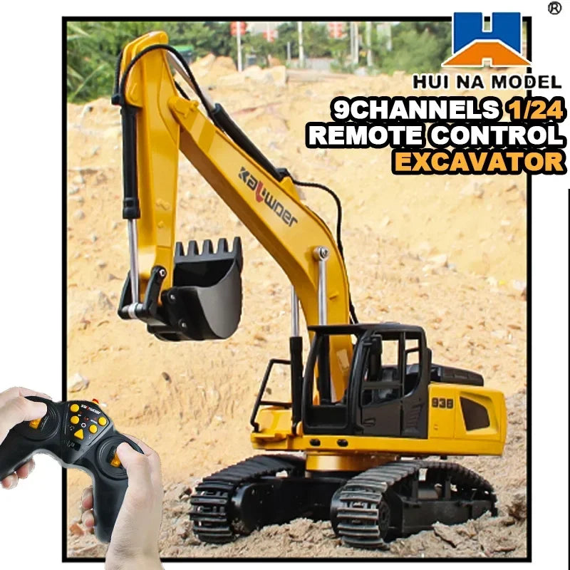 Huina 3510 RC Excavator 1/24 &ndash; Remote Control Toy Excavator
