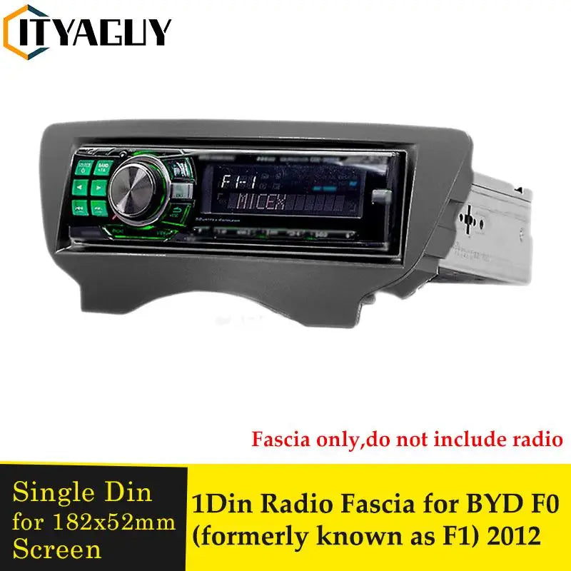 BYD F0 2012 1 Din Automobilinė Radijo Fascia su ABS Plastiko Priekinė Panele