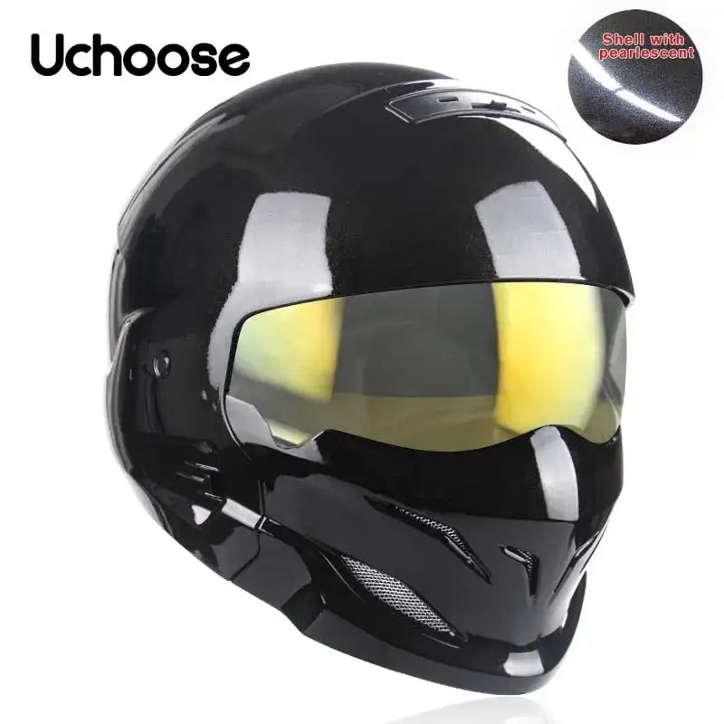 Scorpion Detachable Multi-purpose Full Face Helmet - Predator Design 7 / XXL