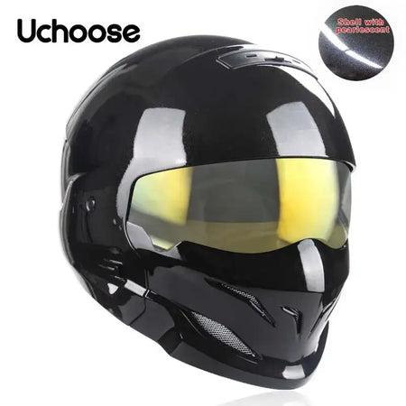 Scorpion Detachable Multi-purpose Full Face Helmet - Predator Design 7 / XXL